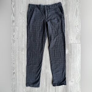 J Crew 770 Straight Charcoal Plaid Size 32x32